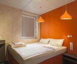 Long Life Lamps Company Modern Ceiling Pendant Light Orange Metal Dome Lamp Shade M0078 - thumbnail 8