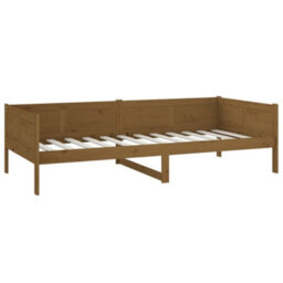 Vidaxl Day Bed Without Mattress Honey Brown Solid Wood Pine 90X190 Cm Single - thumbnail 4