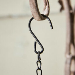Dibor Vintage Style Cast Iron Hanging Flower Garden Bird Feeder - thumbnail 5