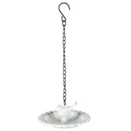 Dibor Vintage Style Cast Iron Hanging Flower Garden Bird Feeder - thumbnail 2