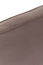 Orsina Three Seat Mink Velvet Sofa, Plush Mink Velvet Upholstery With Wooden Base And Key Style Padded Arms - thumbnail 2