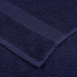 Berkfield Wash Towels 2 Pcs Frogn Navy Blue 30X30 Cm 100% Cotton - thumbnail 6