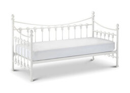 3Ft Single White Metal Day Bed Only - thumbnail 2