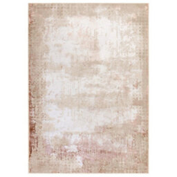 The Rug Edit Ritz Luxe Shimmer Pink Living Room Rug - 120X160Cm - thumbnail 2