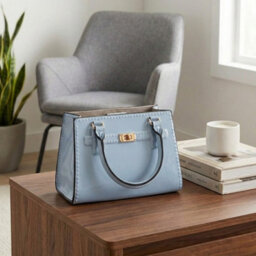 Garden Greatness Relica Cerulean Handbag Vase Ceramic