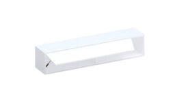FurniComp LTD Furnicomp Combo 138Cm Floating Wall Hung Tv Unit With Shaped Door - White Gloss Com-26-01 - thumbnail 3