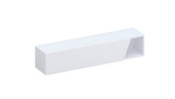 FurniComp LTD Furnicomp Combo 138Cm Floating Wall Hung Tv Unit With Shaped Door - White Gloss Com-26-01 - thumbnail 5