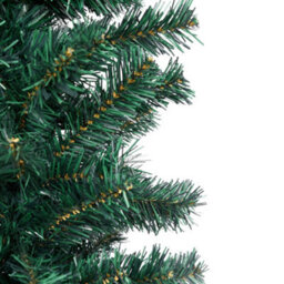Berkfield Slim Artificial Christmas Tree With Stand Green 150 Cm Pvc - thumbnail 4
