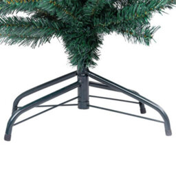 Berkfield Slim Artificial Christmas Tree With Stand Green 150 Cm Pvc - thumbnail 5
