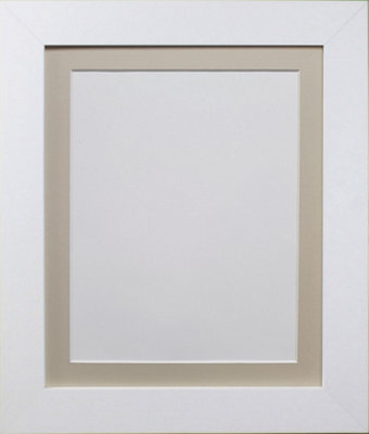 Frames By Post Metro White Frame With Light Grey Mount For Image Size 24 X 20 Inch - image 1