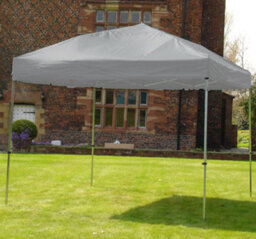 Crocodile Trading 3M X 3M Trader-Max 30 Commercial Instant Shelter Pop Up Gazebos Frame & Canopy - Silver - thumbnail 4