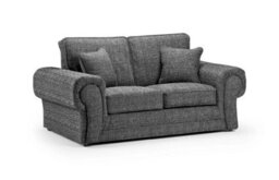 Wilcot Lisbon Fabric 3+ 2 Seater Sofa Set Grey - thumbnail 3
