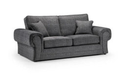 Wilcot Lisbon Fabric 3+ 2 Seater Sofa Set Grey - thumbnail 2