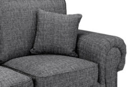 Wilcot Lisbon Fabric 3+ 2 Seater Sofa Set Grey - thumbnail 6