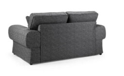 Wilcot Lisbon Fabric 3+ 2 Seater Sofa Set Grey - thumbnail 4