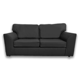 Furnishings For Less UK Danbury Leather Fabric Sofa Set 3 And 2 Seater Sofa  Black - thumbnail 2
