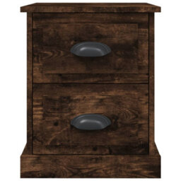 Berkfield Bedside Cabinet Smoked Oak 39X39X47.5 Cm Engineered Wood - thumbnail 7