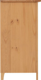 Seconique Oslo 4 Drawer Chest In Pine Finish Metal Handles - thumbnail 7