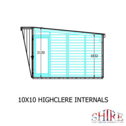 Shire Highclere 10X10 Shiplap Rooms For The Garden - thumbnail 8