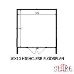 Shire Highclere 10X10 Shiplap Rooms For The Garden - thumbnail 7