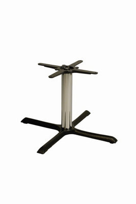 Elliot Chrome Table Base Medium Coffee - image 1