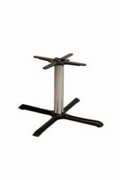 Elliot Chrome Table Base Medium Coffee - thumbnail 2