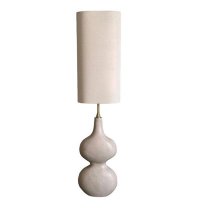Pagazzi Lighting Pagazzi Stephanie Beige Resin Floor Lamp - image 1