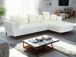 DS Living The 3 Seater Nova Lounger Left Corner Sofa In Grey Or Cream - thumbnail 1