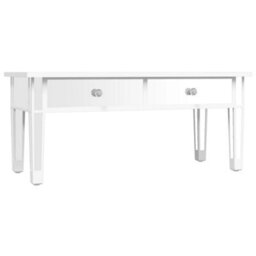 Vidaxl Mirrored Coffee Table 106X45X45 Cm Engineered Wood And Glass - thumbnail 2