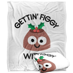 David Olenick Body English Silky Supersoft Blanket Brown/white/black (One Size) - thumbnail 2