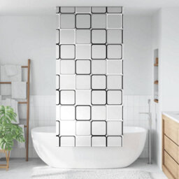 Berkfield Shower Roller Blind 90X240 Cm Fabric Width 86 Cm - thumbnail 1
