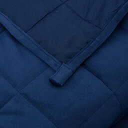 Walplus Weighted Blanket Blue 137X200 Cm Single 6 Kg Fabric - thumbnail 5