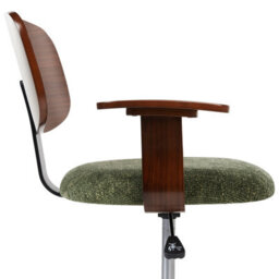 Beliani Desk Chair Gunnison Fabric Green - thumbnail 5