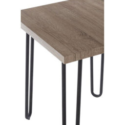 Orsina Sleek Borough Side Table, Slightly Angled Legs Table By The Couch, Veneer Top Bed Side Table For Bedroom - thumbnail 3
