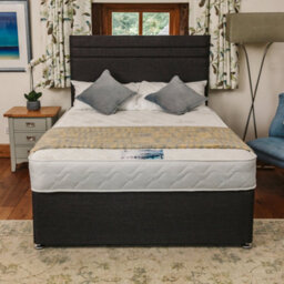 Divan Base Direct Venice Comfort Care Sprung Divan Bed Set 4Ft Small Double 4 Drawers - Naples Slate - thumbnail 4