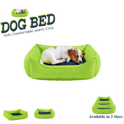 Chilimilii Dog Bed Pet Puppy Cushion House Nesting Washable Rectangle Pet Basket Warm Comfy - image 1