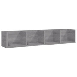 Vidaxl Cd Wall Shelf Grey Sonoma 100X18X18 Cm Engineered Wood - thumbnail 2