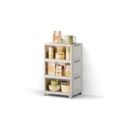 3 Tier Plastic Storage Drawers Box Tower Unit Stationery Organizer - thumbnail 5