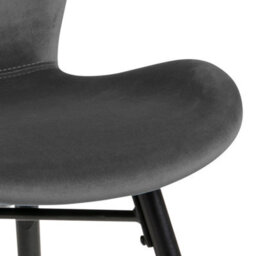Furniture To Go Batilda Dining Chair In Dark Grey Set Of 2 - thumbnail 6