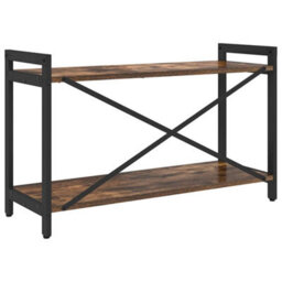 Berkfield Bookcase Smoked Oak 80 X 30 X 48.5 Cm Engineered Wood - thumbnail 7