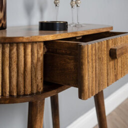 Elm Home And Products Elm Home And Garden Soild Mango Wooden Hall Console Telephone Table 80Cm High, 80Cm Wide, 40Cm Depth - thumbnail 3