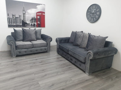 Stratus Interiors Olympia Chunky Arm Cushioned Sofa  - 3 Seater - image 1