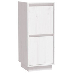 Walplus Sideboard White 31.5X34X75 Cm Solid Wood Pine - thumbnail 2