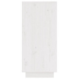 Walplus Sideboard White 31.5X34X75 Cm Solid Wood Pine - thumbnail 6