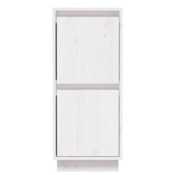 Walplus Sideboard White 31.5X34X75 Cm Solid Wood Pine - thumbnail 5