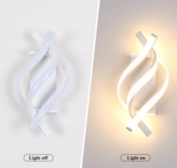 Wall Lamp 22W Led Wall Light Stairs Corridor Night Light White - thumbnail 4