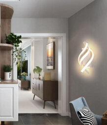 Wall Lamp 22W Led Wall Light Stairs Corridor Night Light White - thumbnail 5