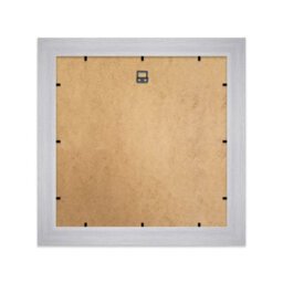 "20X20"" Silver Picture Frame - 20X20"" Square Frame With 19X19"" Mount For 20X20""/19X19"" Pictures Moderrn Style Thin Edge, 1 Pack" - thumbnail 3