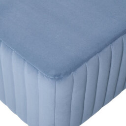 Wyld And Coco Blue Velvet Bench With Gold Metal Legs, 91 X 47 Cm - thumbnail 5