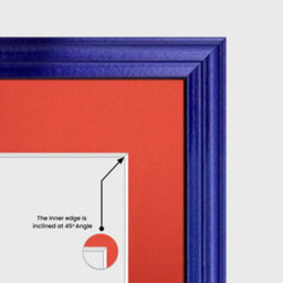 AK Frames 40X20Cm Purple Classic Multi Photo Frame With Poppy Red Mount - Holds 3 Apertures (3X) 6X4 Photos - thumbnail 7